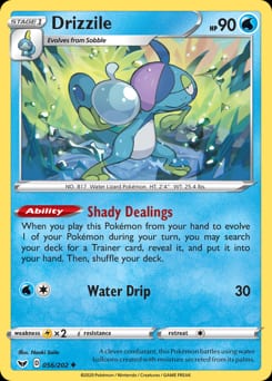 Sword & Shield Drizzile #56 card