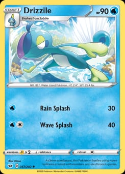 Sword & Shield Drizzile #57 card