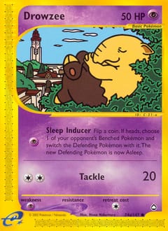 Aquapolis Drowzee #74 card