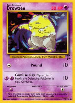Base Set 2 Drowzee #73 card