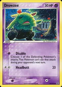 Delta Species Drowzee #67 card