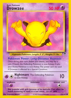 Legendary Collection Drowzee #73 card