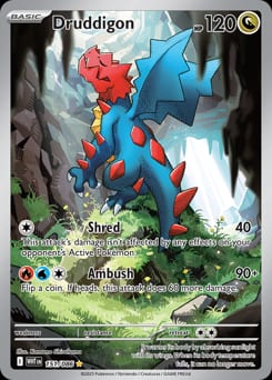 2025 White Flare Druddigon #151 card