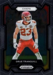 2023 Panini Prizm Base Set Drue Tranquill #156 card