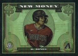 2023 Bowman Platinum New Money Druw Jones #NM-9 card