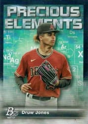 2023 Bowman Platinum Precious Elements Druw Jones #PE-16 card