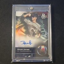 2023 Bowman Platinum Top Prospect Autographs Druw Jones #TOP-47 card
