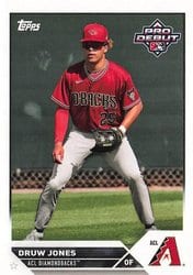 2023 Topps Pro Debut Base Set Druw Jones #PD-25 card