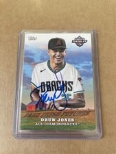 2023 Topps Pro Debut Farm Fresh Futures Autographs Druw Jones #FF-2 card