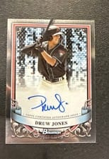 2024 Bowman Sterling Prospect Autographs Druw Jones #PA-DJ card
