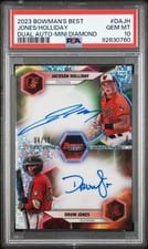 2023 Bowman's Best Dual Autographs Druw Jones / Jackson Holliday #DA-JH card