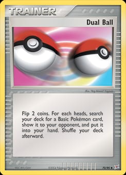 Team Magma vs Team Aqua Dual Ball #72 card