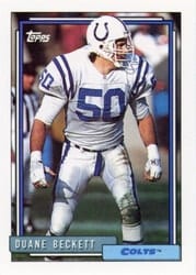 1992 Topps Base Set Duane Bickett #327 card