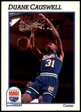 1991-92 Hoops Base Set Duane Causwell #182 card