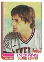 1982 Topps Base Set Duane Kuiper #233 card