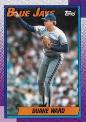 1990 Topps Base Set Duane Ward #28 card