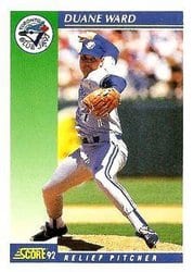1992 Score Base Set Duane Ward #48 card