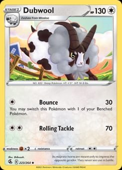 Fusion Strike Dubwool #223 card