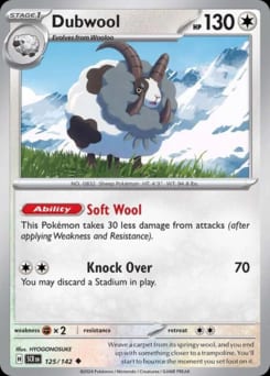 Stellar Crown Dubwool #125 card