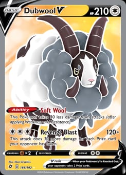 Rebel Clash Dubwool V #188 card