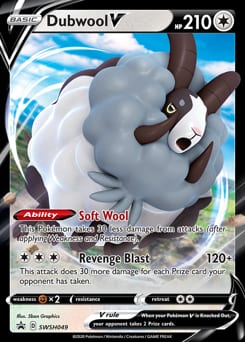 SWSH Black Star Promos Dubwool V #SWSH049 card