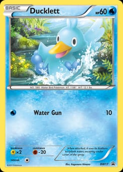 BW Black Star Promos Ducklett #BW17 card