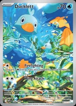2025 White Flare Ducklett #109 card