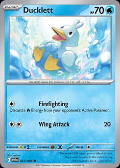 2025 White Flare Ducklett #25 card