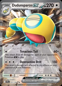 Journey Together Dudunsparce ex #121 card