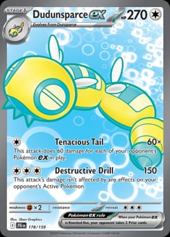 Journey Together Dudunsparce ex #178 card