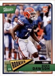 2018 Panini Classics Base Set Duke Dawson #275 card