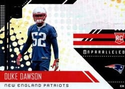 2018 Panini Unparalleled Base Set Duke Dawson #286 card