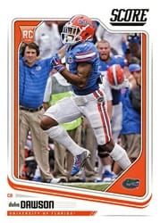 2018 Score Base Set Duke Dawson #419 card