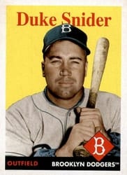 2019 Topps Archives Base Set Duke Snider #20 card