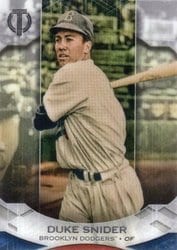 2019 Topps Tribute Base Set Duke Snider #3 card