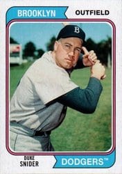 2020 Topps Archives Base Set Duke Snider #176 card