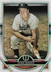 2021 Topps Tribute Base Set Duke Snider #55 card