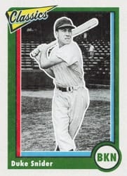 2023 Panini Chronicles Classics Duke Snider #24 card