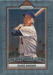 2023 Panini Prizm The Old Ball Game Duke Snider #OBG7 card