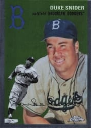 2023 Topps Chrome Platinum Anniversary Base Set Duke Snider #405 card