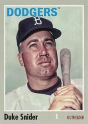 2024 Topps Archives Base Set Duke Snider #114 card
