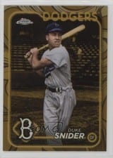 2024 Topps Gilded Collection Base Set Duke Snider #58 card