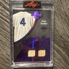 2025 Leaf Spectacular Baseball When it Was A Game Used Duke Snider #WU-7 card