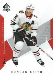 2018-19 SP Authentic Base Set Duncan Keith #82 card