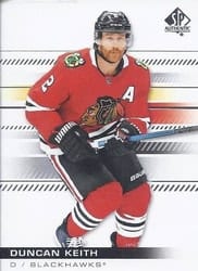 2019-20 SP Authentic Base Set Duncan Keith #14 card
