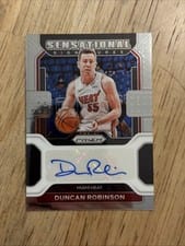 2021-22 Panini Prizm Sensational Signatures Duncan Robinson #SS-DRB card