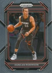 2022-23 Panini Prizm Base Set Duncan Robinson #168 card