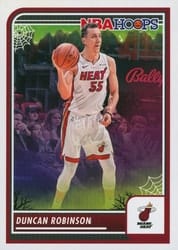 2023-24 Hoops Haunted Hoops Base Set Duncan Robinson #164 card