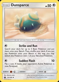 Celestial Storm Dunsparce #110 card