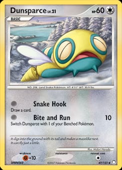 Mysterious Treasures Dunsparce #47 card